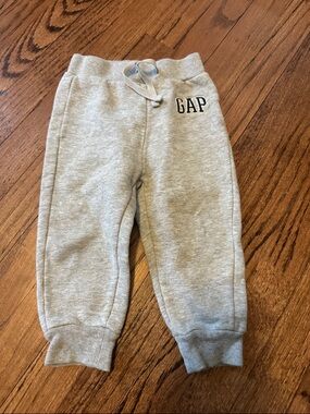 GAP Kids Light Gray Fleece Joggers
